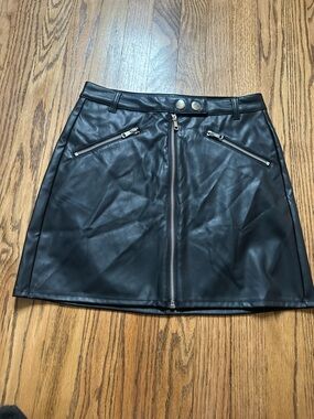Wild Fable Faux Leather Mini Skirt Size 2 Alt Edgy Trendy BNWT